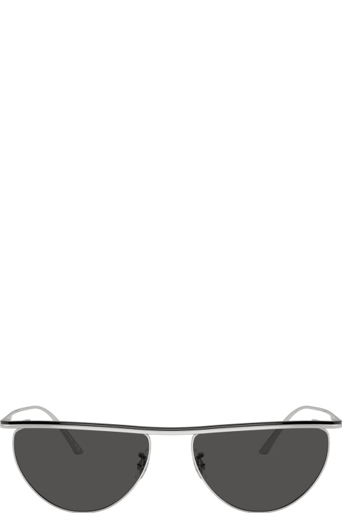 Oliver Peoples Eyewear for Women Oliver Peoples Ov1342s - 1984c 503687 Silver/black Collezione Khaite Sunglasses