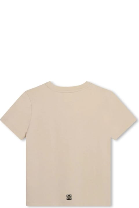 Givenchy for Kids Givenchy Givenchy Kids T-shirts And Polos Beige
