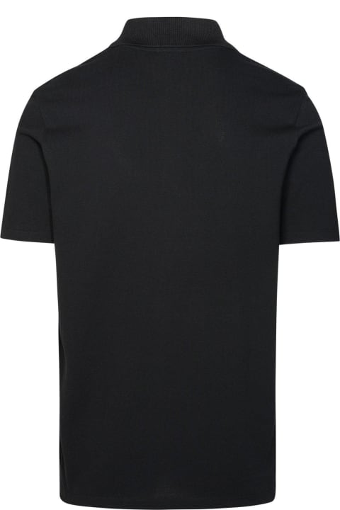 Balmain for Men Balmain Logo Embroidered Short-sleeved Polo Shirt