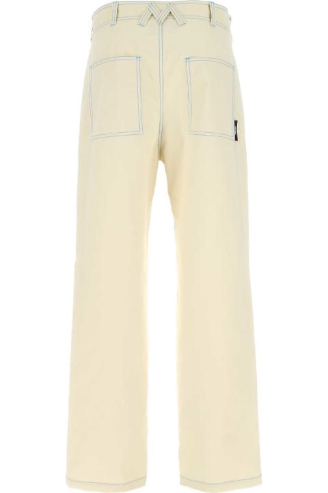 MSGM for Men MSGM Ivory Polyester Cargo Pant