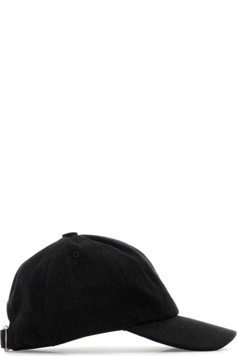 Isabel Marant قبعات لـ السيدات Isabel Marant Black Cotton Tomas Baseball Cap