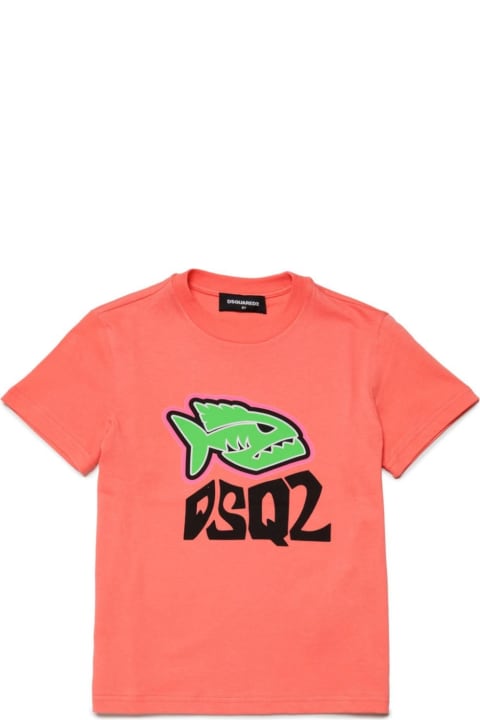 Topwear for Girls Dsquared2 T-shirt Con Stampa