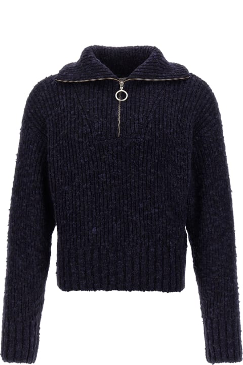 Ami Alexandre Mattiussi Sweaters for Men Ami Alexandre Mattiussi Half Zip Sweater