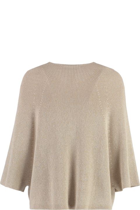 Sweaters for Women Fabiana Filippi Cotton Blend Crew-neck Sweater