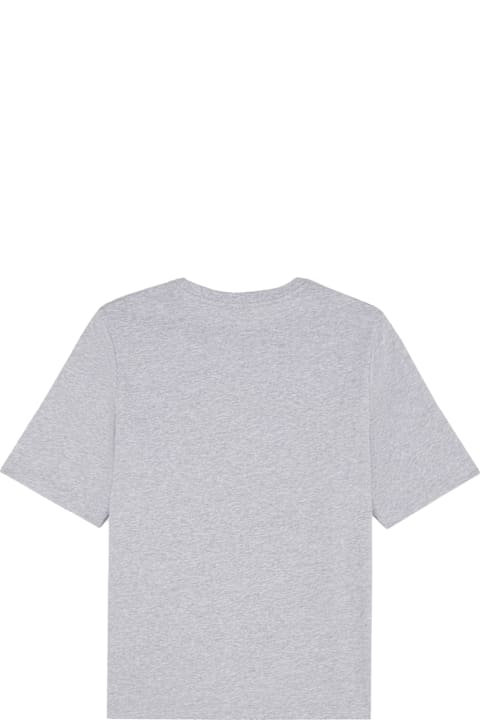 Maison Kitsuné for Kids Maison Kitsuné Cotton T-shirt With Lettering Logo