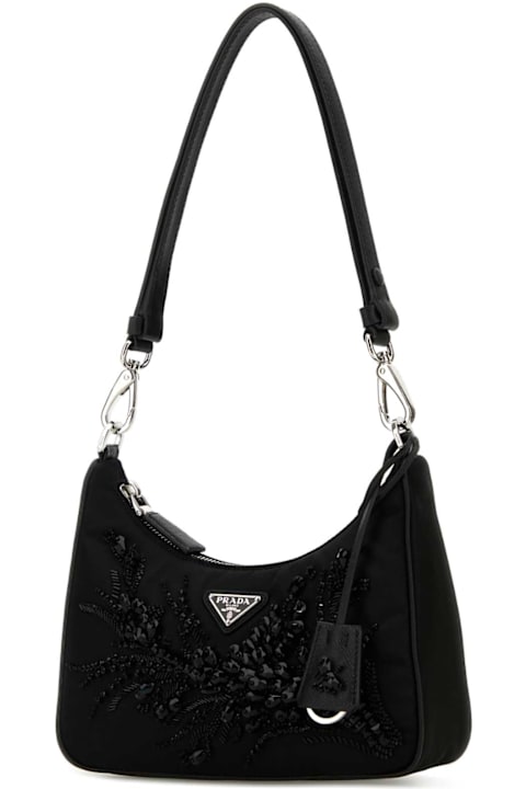 Totes for Women Prada Black Re-nylon Re-edition Shoulder Bag