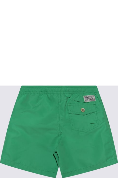 Swimwear for Boys Polo Ralph Lauren Green Shorts Beachwear