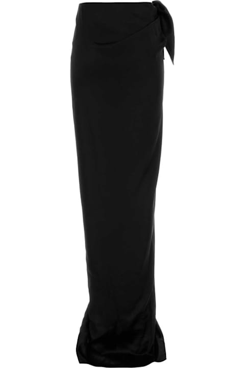 Homeware Balenciaga Black Satin Skirt