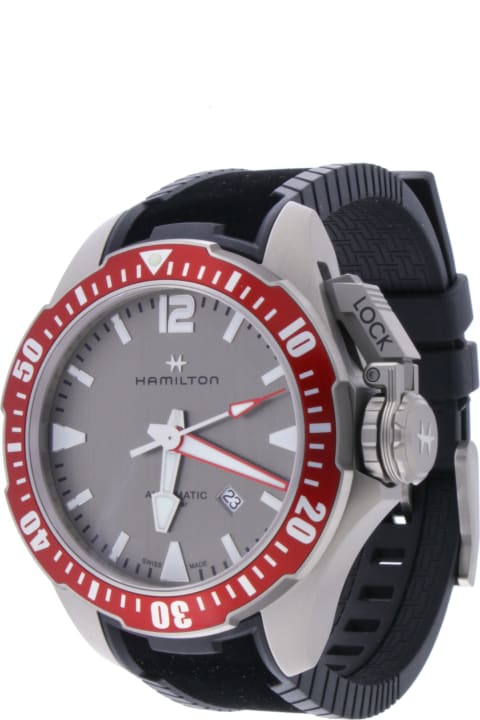 Khaki Navy Frogman Titanium Auto H7780538 Watches