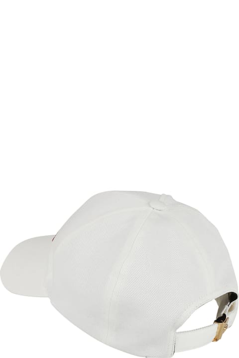メンズ 帽子 Versace Logo Embroidered Baseball Cap