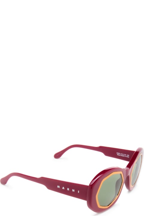 Marni Eyewear Eyewear for Women Marni Eyewear Mount Bromo Bordeaux Sunglasses