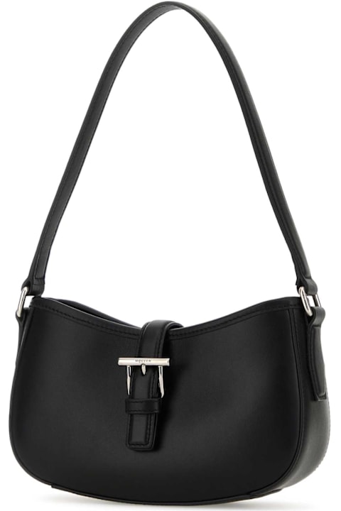 Homeware Alexander McQueen Black Leather Mini Shoulder Bag