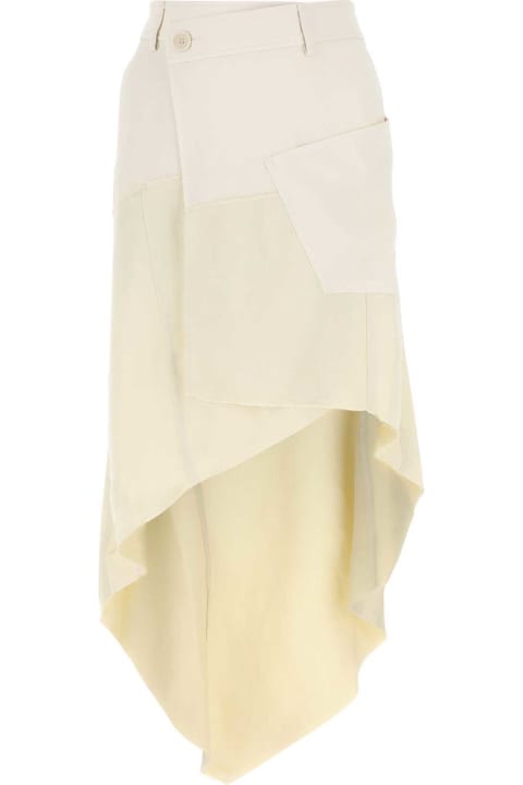 J.W. Anderson for Women J.W. Anderson Ivory Polyester Skirt