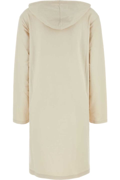 أدوات منزلية Prada Cream Stretch Cotton Sweatshirt Dress