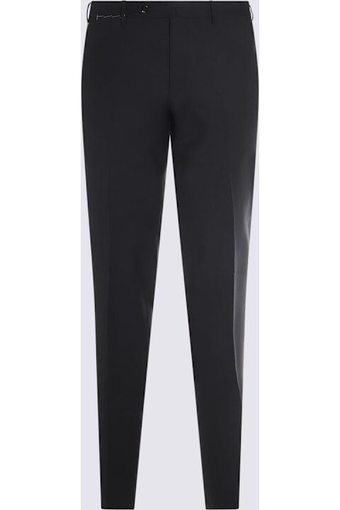 PT Torino الملابس لـ القسم الرجالي PT Torino Navy Blue Slim Tailor Pants