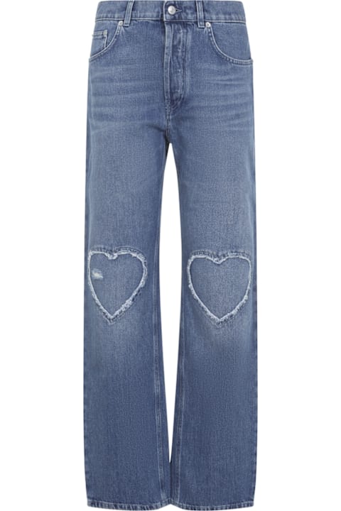 Moschino for Kids Moschino Cotton Jeans