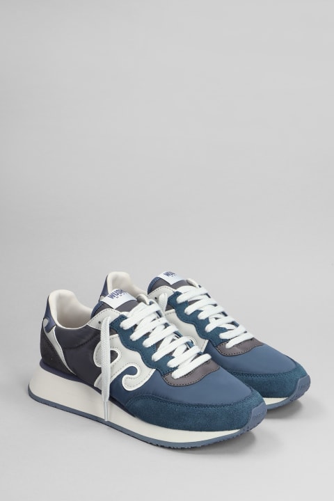 Master M 371 Sneakers In Blue Synthetic Fibers