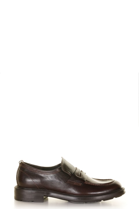 Dark Brown Leather Loafer