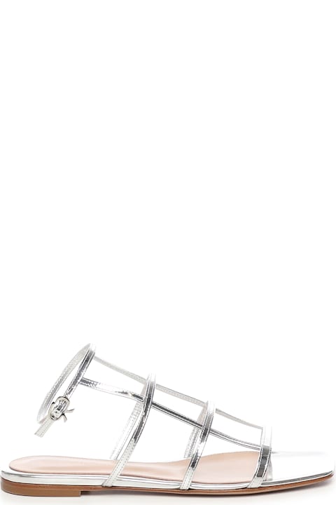 Sandals for Women Gianvito Rossi Metallic Effect Sandals