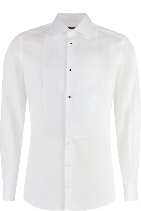 Sale for Men Dolce & Gabbana Poplin Tuxedo Shirt