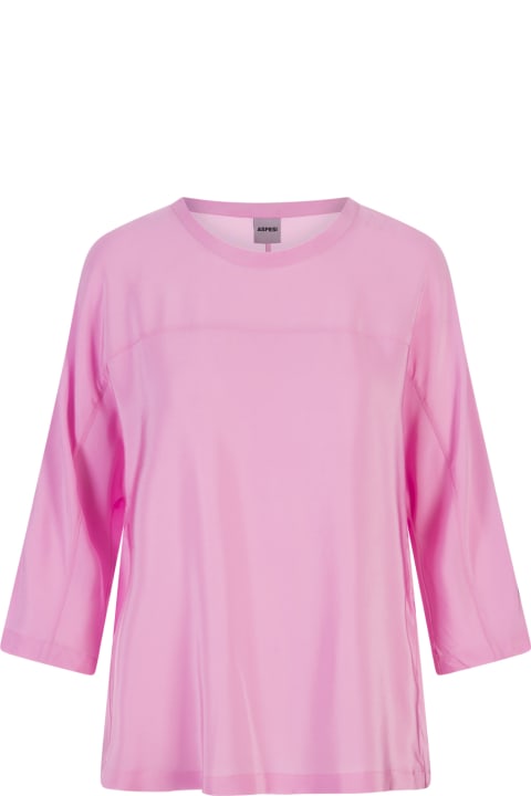 Aspesi for Women Aspesi Pink Silk Blouse