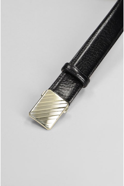 Lemaire Belts for Men Lemaire Belts In Black Leather