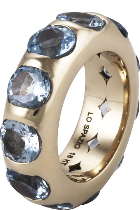 Rings for Women Lo Spazio Jewelry Lo Spazio Aquamarina Ring