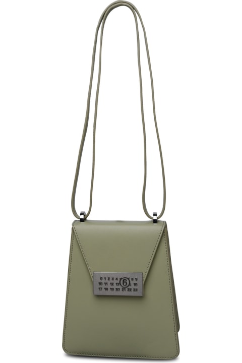 Bags for Women MM6 Maison Margiela Green Leather Bag