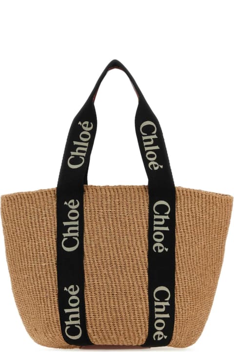 Sale for Women Chloé Paper Large Woody Shopping Bag