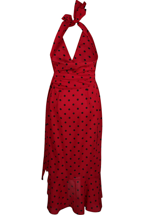 Fashion for Women Moschino Dotted Sleeveless Dress