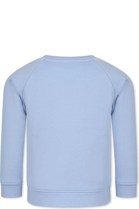 Homeware Stella McCartney Kids Light Blue Sweatshirt For Girl With Fairy