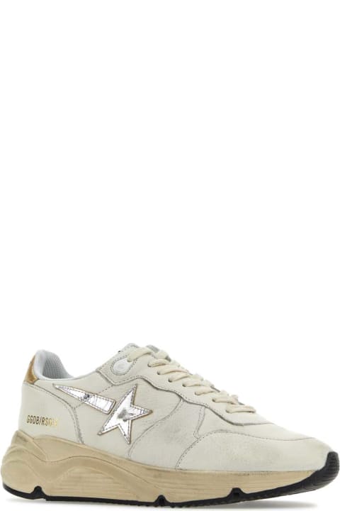 Golden Goose Sneakers for Women Golden Goose Ivory Leather Running Sole Sneakers
