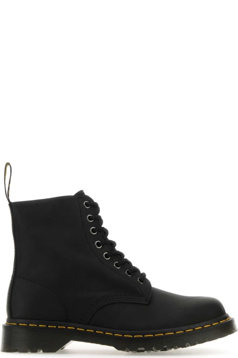 Dr. Martens Men Dr. Martens Black Leather 1460 Ankle Boots