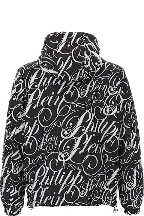 Philipp Plein for Kids Philipp Plein All-over Logo Jacket