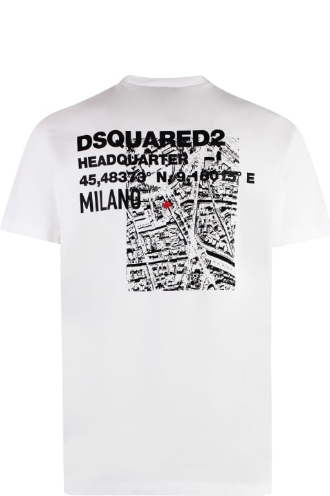Dsquared2 for Men Dsquared2 Cotton Crew-neck T-shirt