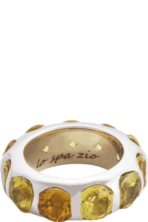 Lo Spazio Jewelry Rings for Women Lo Spazio Jewelry Lo Spazio Yellow Beryl Ring