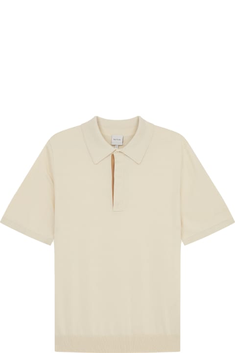 Topwear for Men Paul Smith White Short-sleeved Polo Shirt