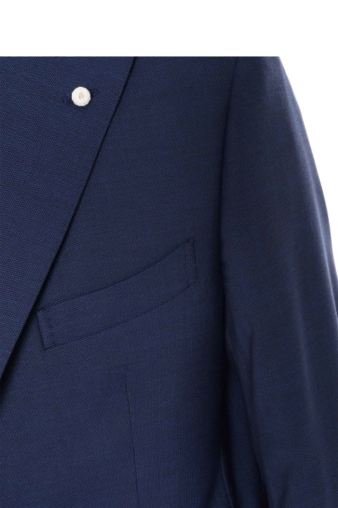 Suits for Men Luigi Bianchi Mantova Bright Blue Suit