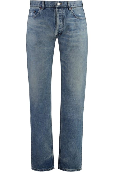 Saint Laurent Jeans for Men Saint Laurent Low-rise Straight Leg Jeans