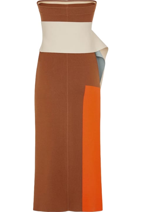 Fendi Dresses for Women Fendi Multicolor Wool Dress