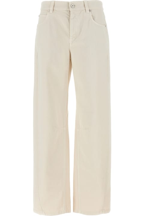 Pants & Shorts for Women Brunello Cucinelli Dyed Jeans
