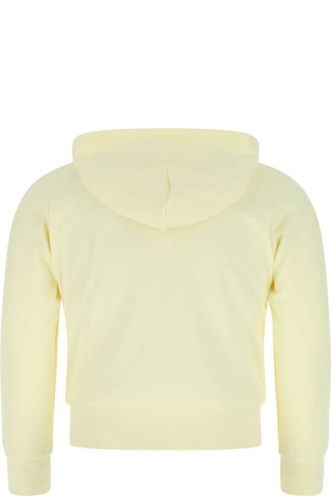 Comme des Garçons Play Fleeces & Tracksuits for Women Comme des Garçons Play Cream Polyester Sweatshirt