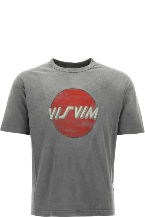 Visvim Topwear for Men Visvim Grey Cotton T-shirt