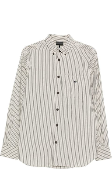 Homeware Emporio Armani Striped Cotton Shirt