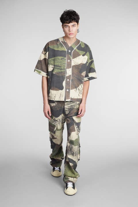 Shirt In Camouflage Cotton