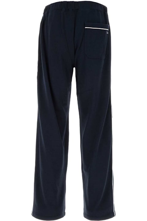 Bode for Men Bode Navy Blue Cotton And Lyocell Joggers