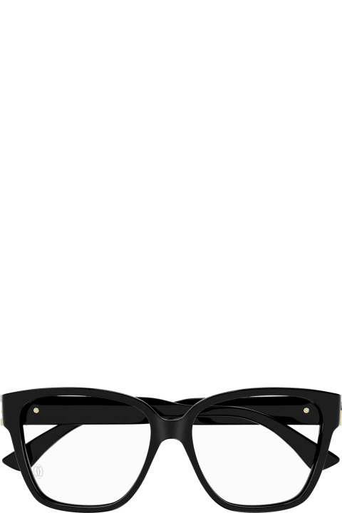 Cartier Eyewear Eyewear for Women Cartier Eyewear Ct0451o C De Cartier 001 Black Glasses