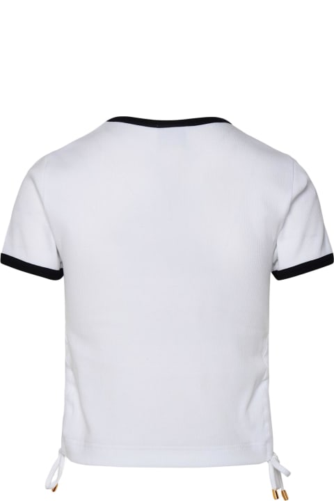 Patou Topwear for Women Patou Off-white Stretch-cotton T-shirt