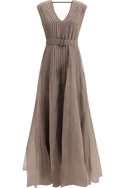 Fashion for Women Brunello Cucinelli Silk Long Dress