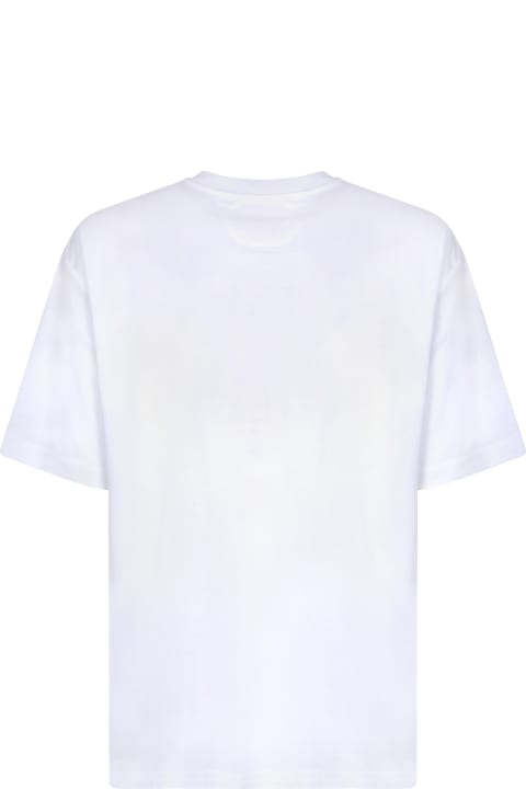 Ferrari Topwear for Men Ferrari Graffiti Logo White T-shirt